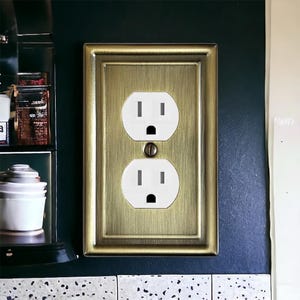 Antique Brass covers, Switch Plates, Free  SCREWS, Light Switch cover, Outlet , Switch plate, outlet plate covers, Switch Plates, Plug Cover
