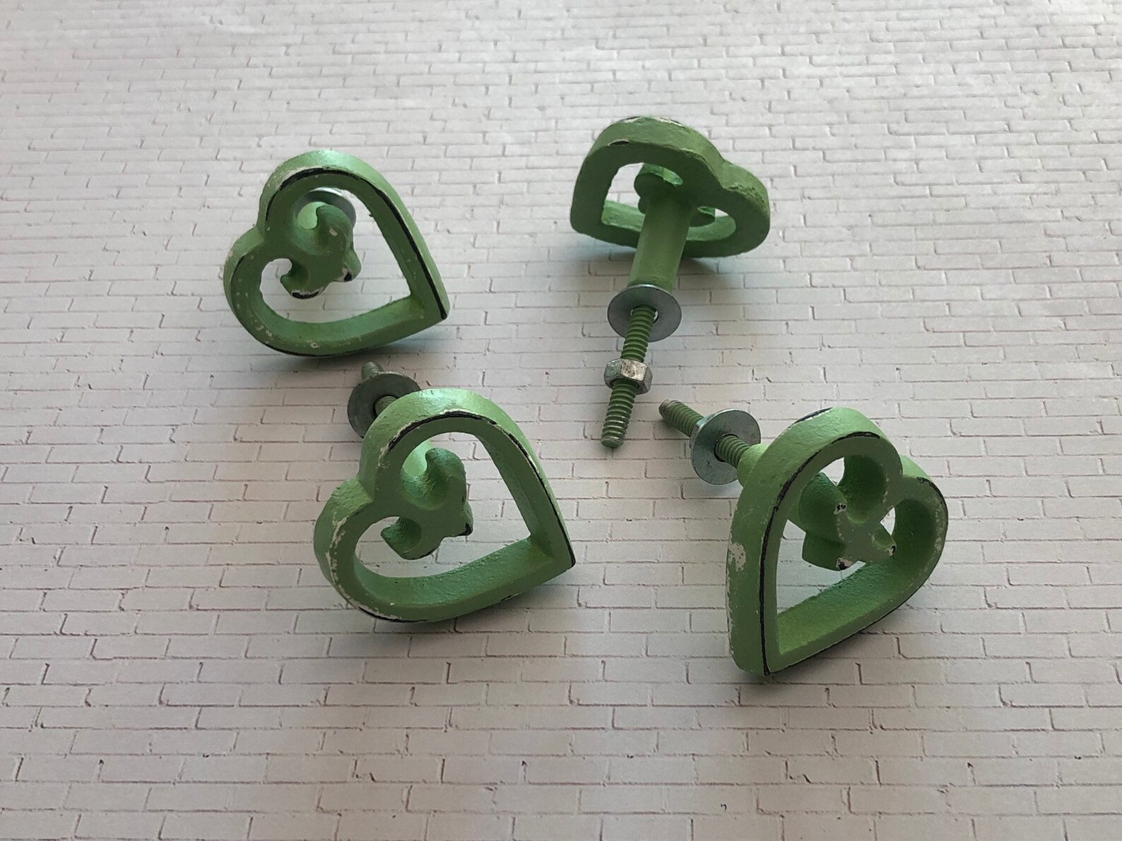 Perillas / Perillas de metal / Perillas del corazón / Perillas | Etsy