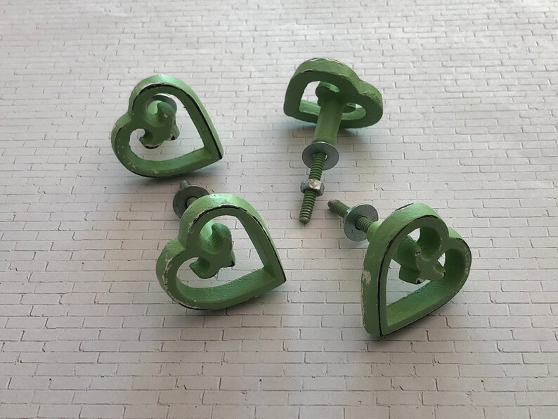 Perillas / Perillas de metal / Perillas del corazón / Perillas | Etsy