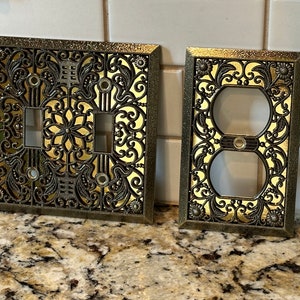 Copper, Brass covers, Switch Plates, FREE SCREWS, Light Switch cover, Outlet , Switch plate, outlet plate covers, Switch Plates, Plug Cover