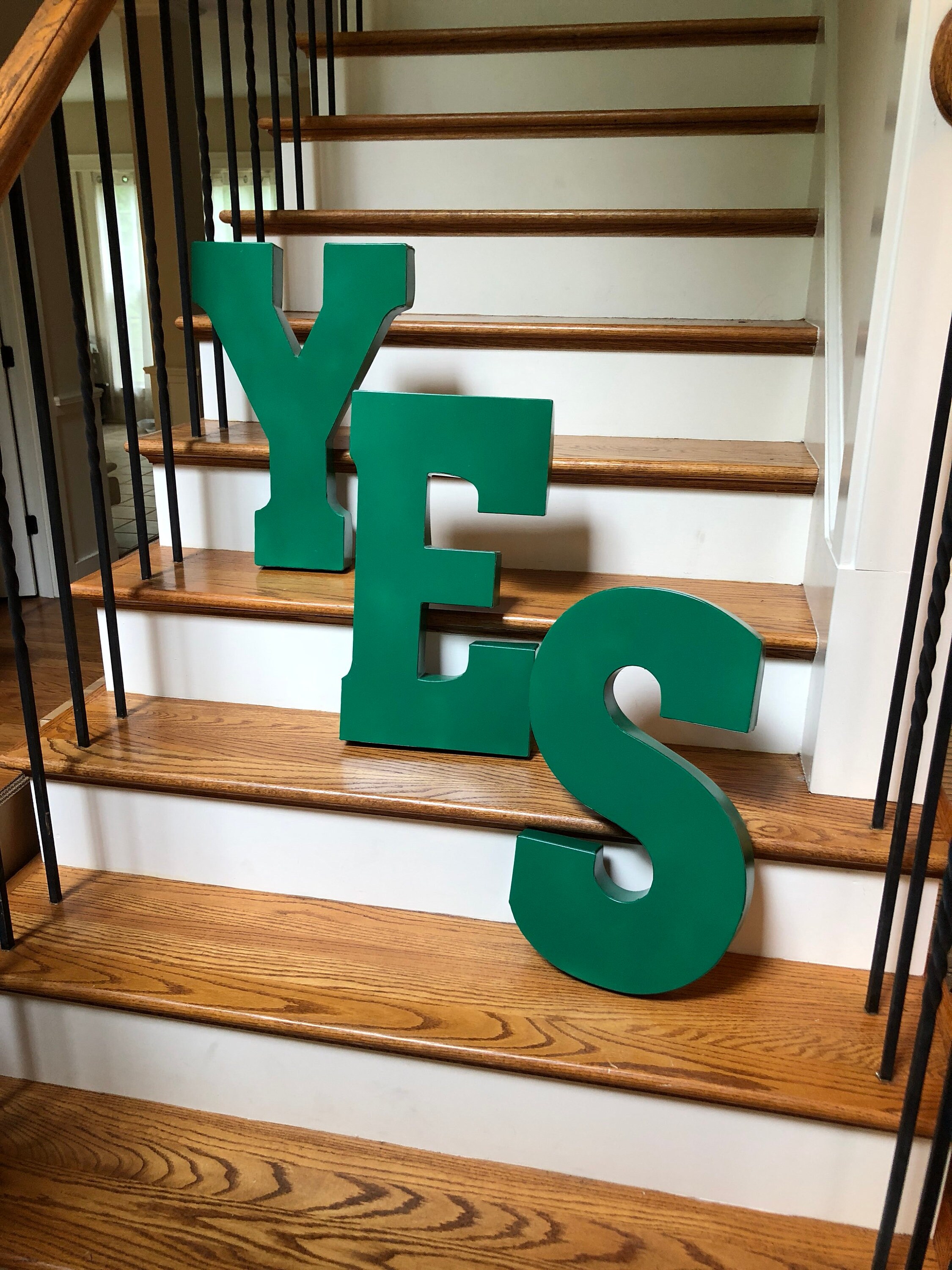 Sale/extra Large Metal Letters/wall Decor/galvanized Metal Etsy