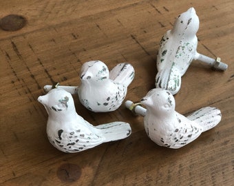 Bird Knobs/Bird Metal Knobs/pick COLOR/Shabby chic knobs/Bird Metal Cabinet Knob/Drawer Pulls Drawer Knobs Cabinet Knobs