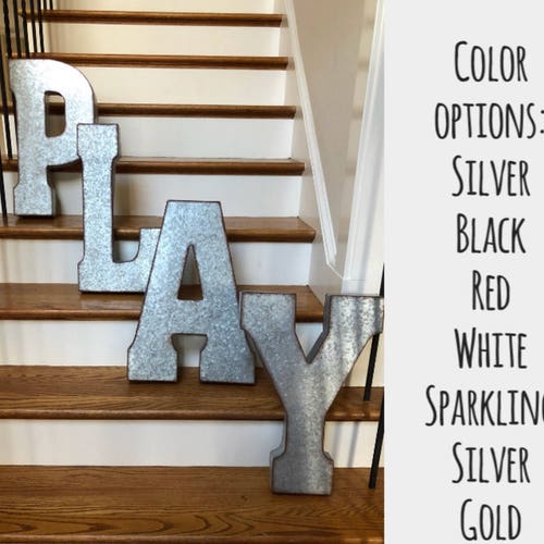 Play Sign Letters Large Metal Wall Singapore - Large Black Metal Letters For Wall Play Sign Letters Large Metal Wall Singapore - Large Black Metal Letters For Wall
