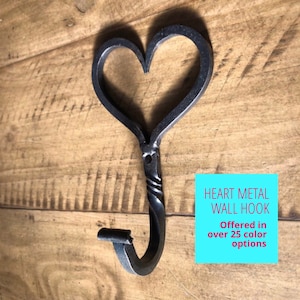 SALE/Heart Wall Hook/ Towel Hook/ Metal wall hook/ Decorative wall hook/ Heart hooks/ wall Hook/Heart decor/Hooks for Wall