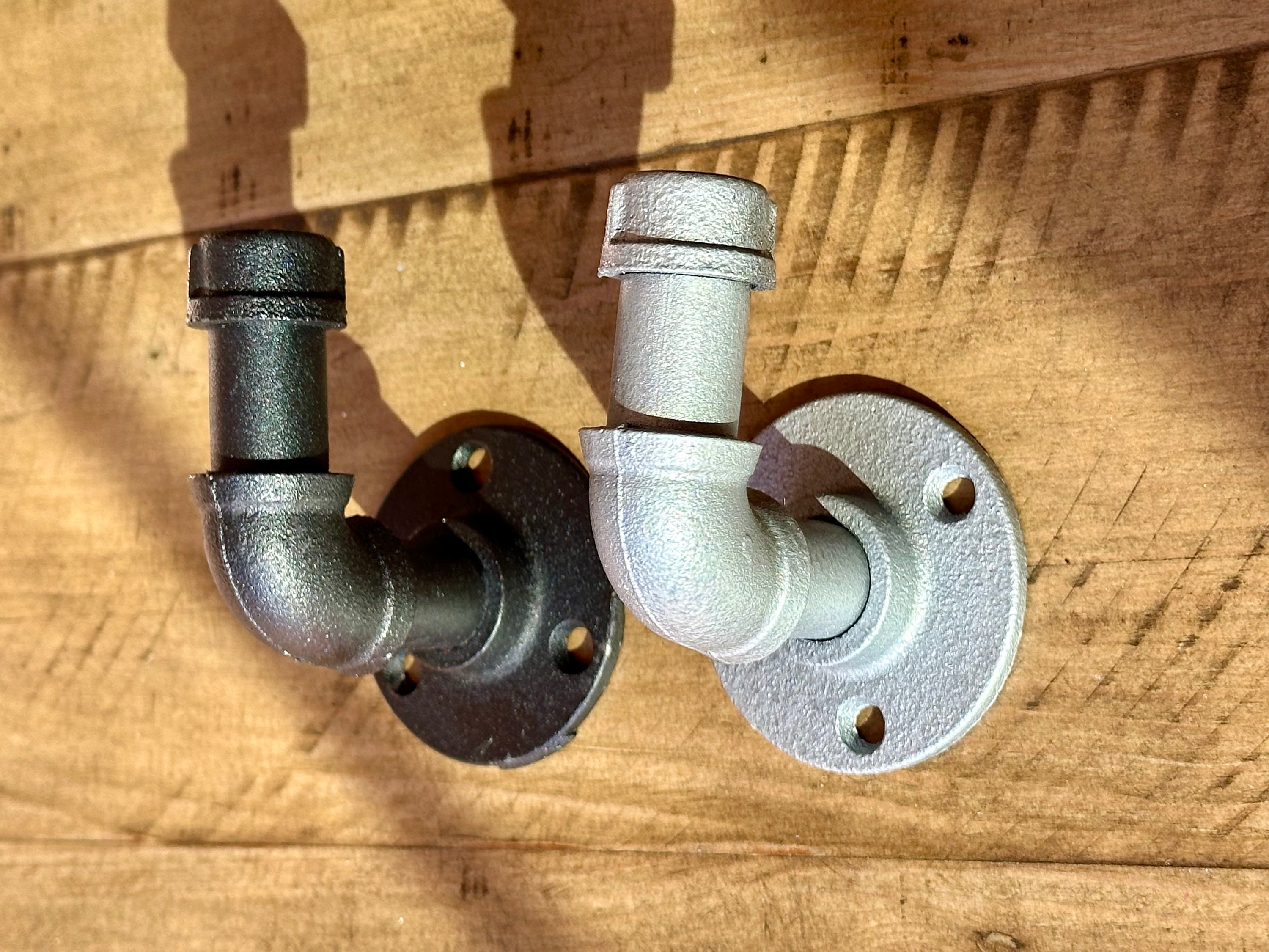 Buy Industrial Pipe Hook free Screws pipe Hook wall Decor Metal Wall Hook pick Color Vintage Hook Metal Wall Hook industrial Hook Online in India Etsy