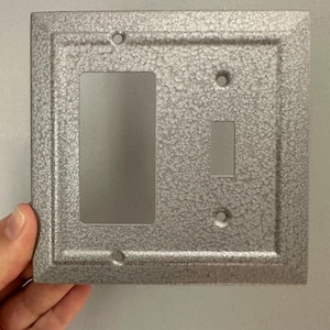 Antique Brass Light Switch Cover, Bronze Wall Plate (20 colors) image 9