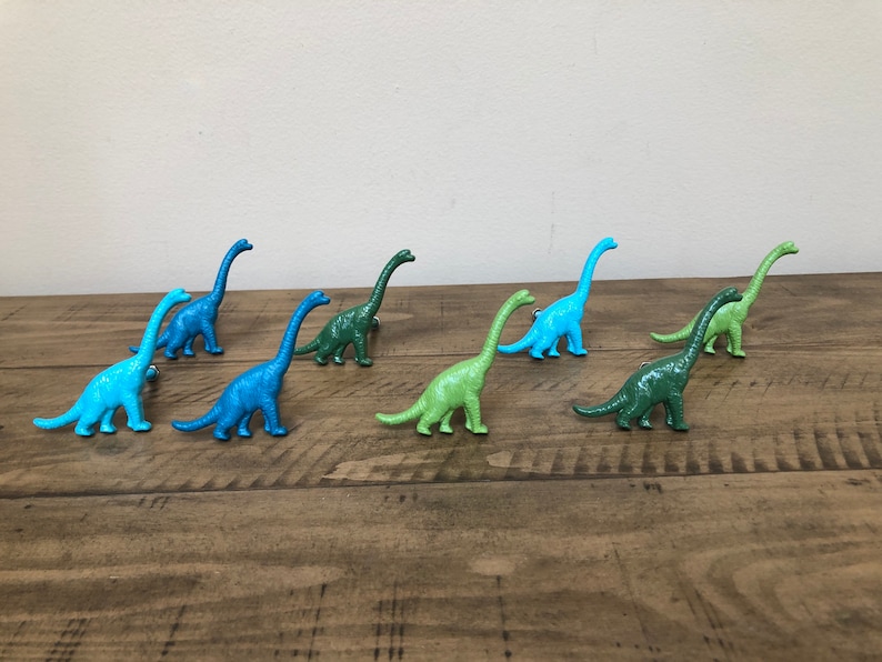 Dinosaur Furniture Knobs / Drawer Pulls Pick Color Etsy