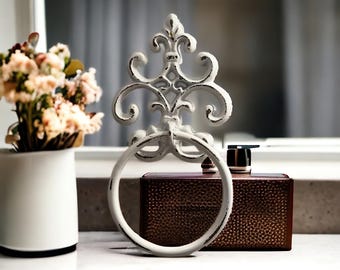 Vintage Bathroom Towel Rack Worktop Towel Rack Jewelry Holder. Etsy