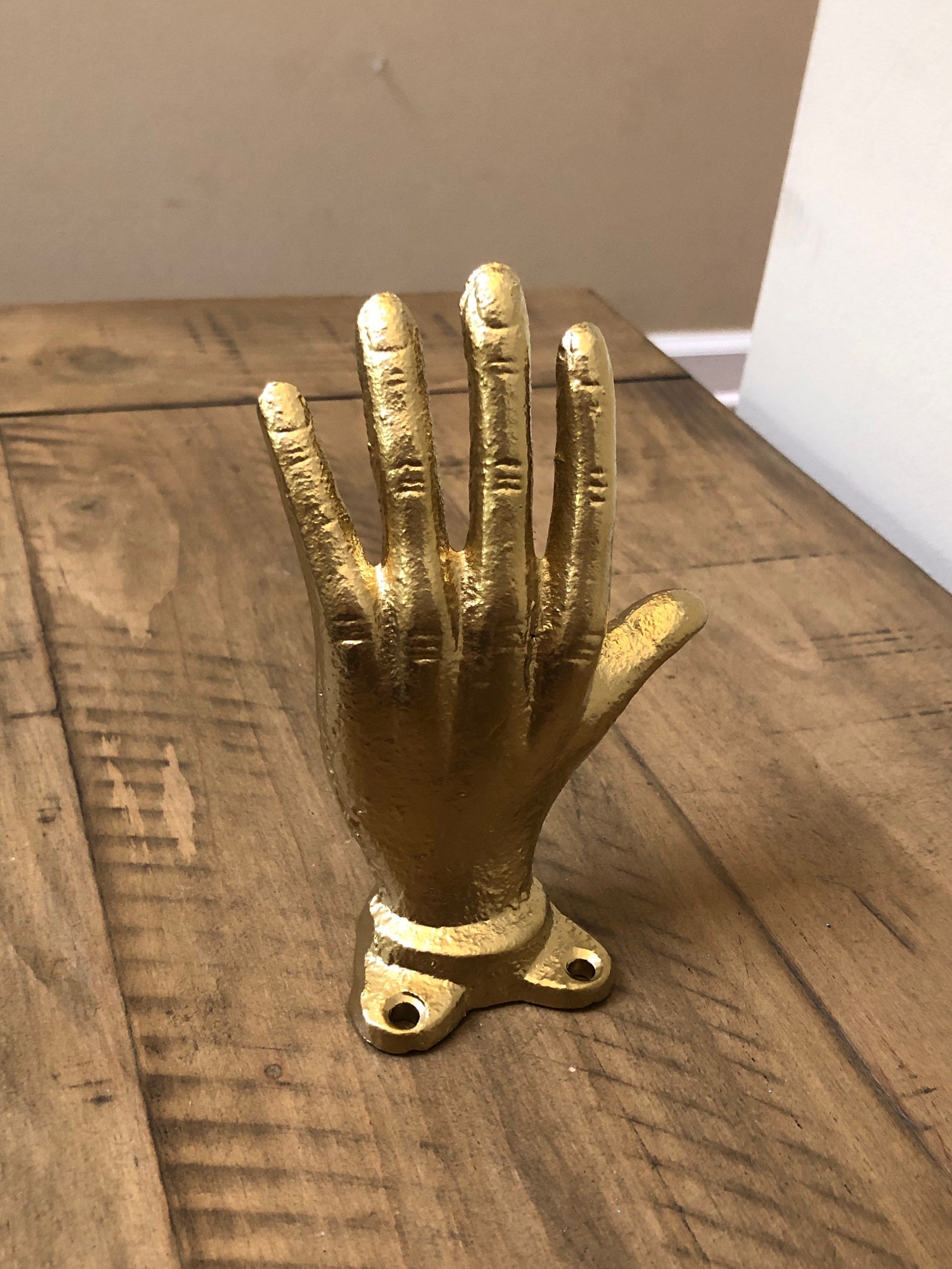 HAND HOOK Curtain Holdback Wall Hooks Wall Hook Jewelry Etsy