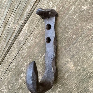 SALE/Metal wall hook/Pick color/ Rustic metal hooks/ Vintage hook/ cabin/ Industrial Hook/metal wall hook/mud room