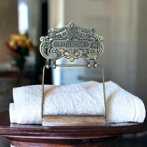 Hand Towel Holder Etsy