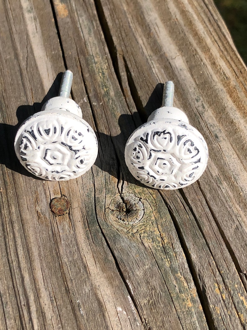 Cottage Chic Knobs / Drawer or Desk Knobs / Dresser Drawer Etsy