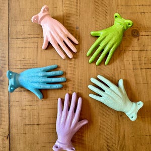 SALE/Hand Hook, Curtain Holdback, Wall Hooks, Wall Hook, Coat Hook, Curtain Tie backs, Cast Iron Hand Hook, Metal Tie back, Metal Hand pull,
