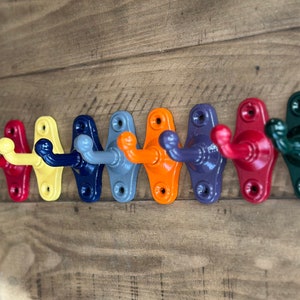 Shabby Chic Metal Wall Hook: Rustic Cabin Decor