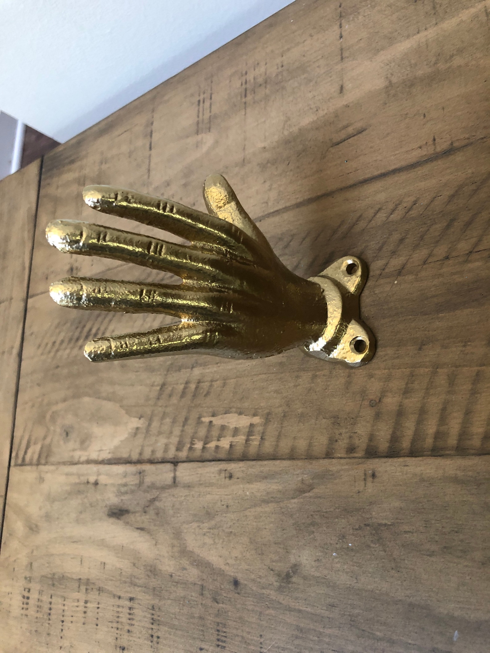 Gold Hand Hook Curtain Holdback Wall Hooks Wall Hook Coat Etsy