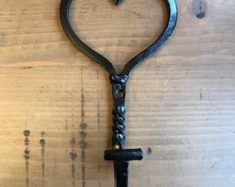 Metal Heart Wall Hook, Decorative Towel Hook