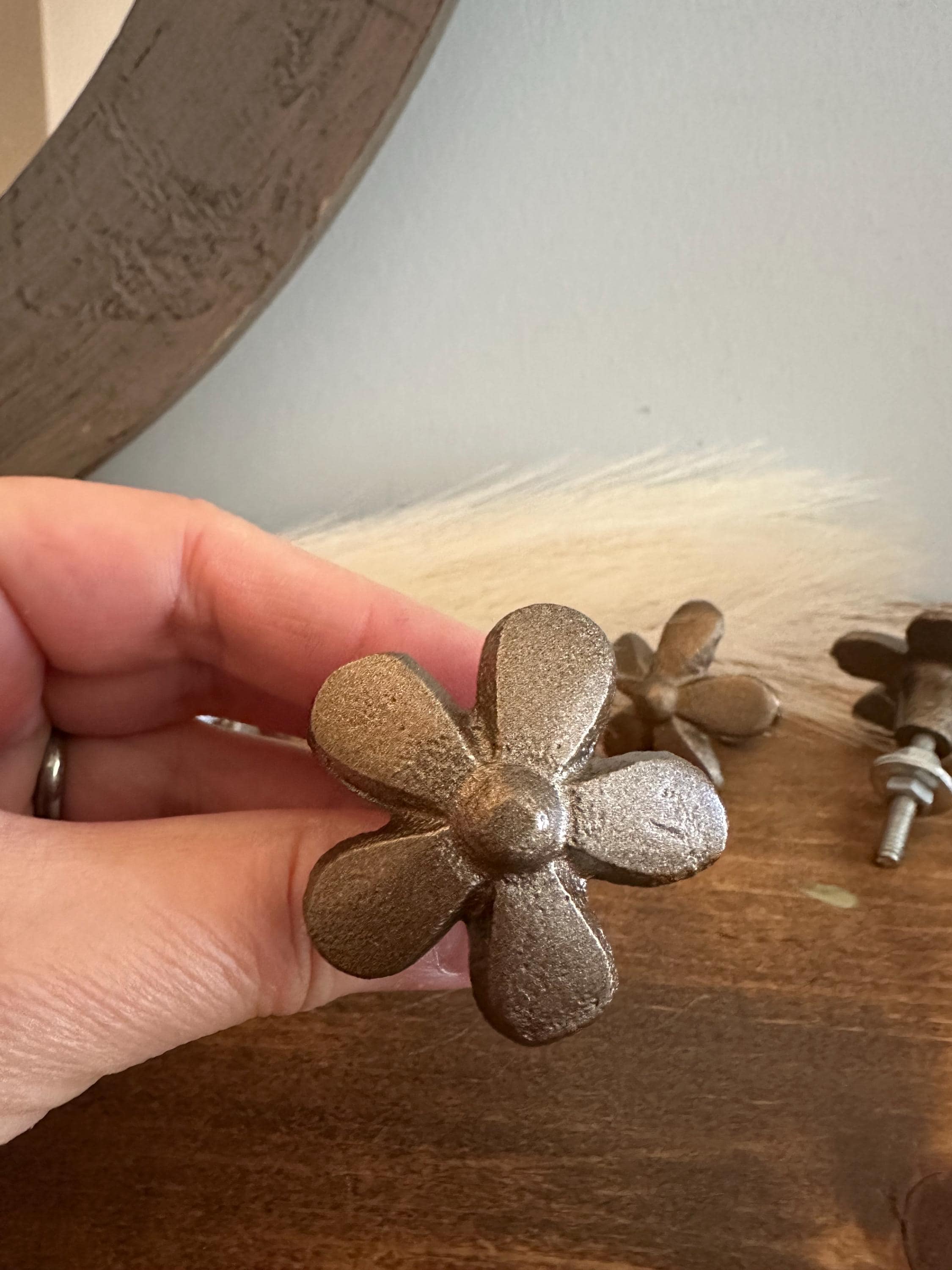 Gold Flower Knobs - Etsy