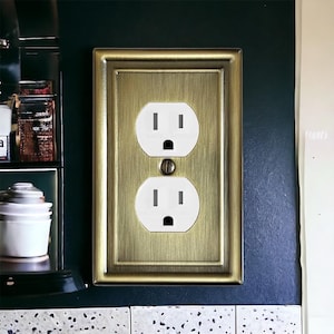 Off white covers, FREE SCREWS, Switch Plates, Light Switch cover, Outlet , Switch plate, outlet plate covers, Switch Plates, Plug Cover