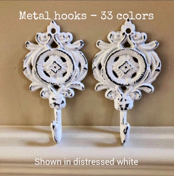 Sale cast Iron Decorative Wall Hook pick Color Shabby Chic Metal