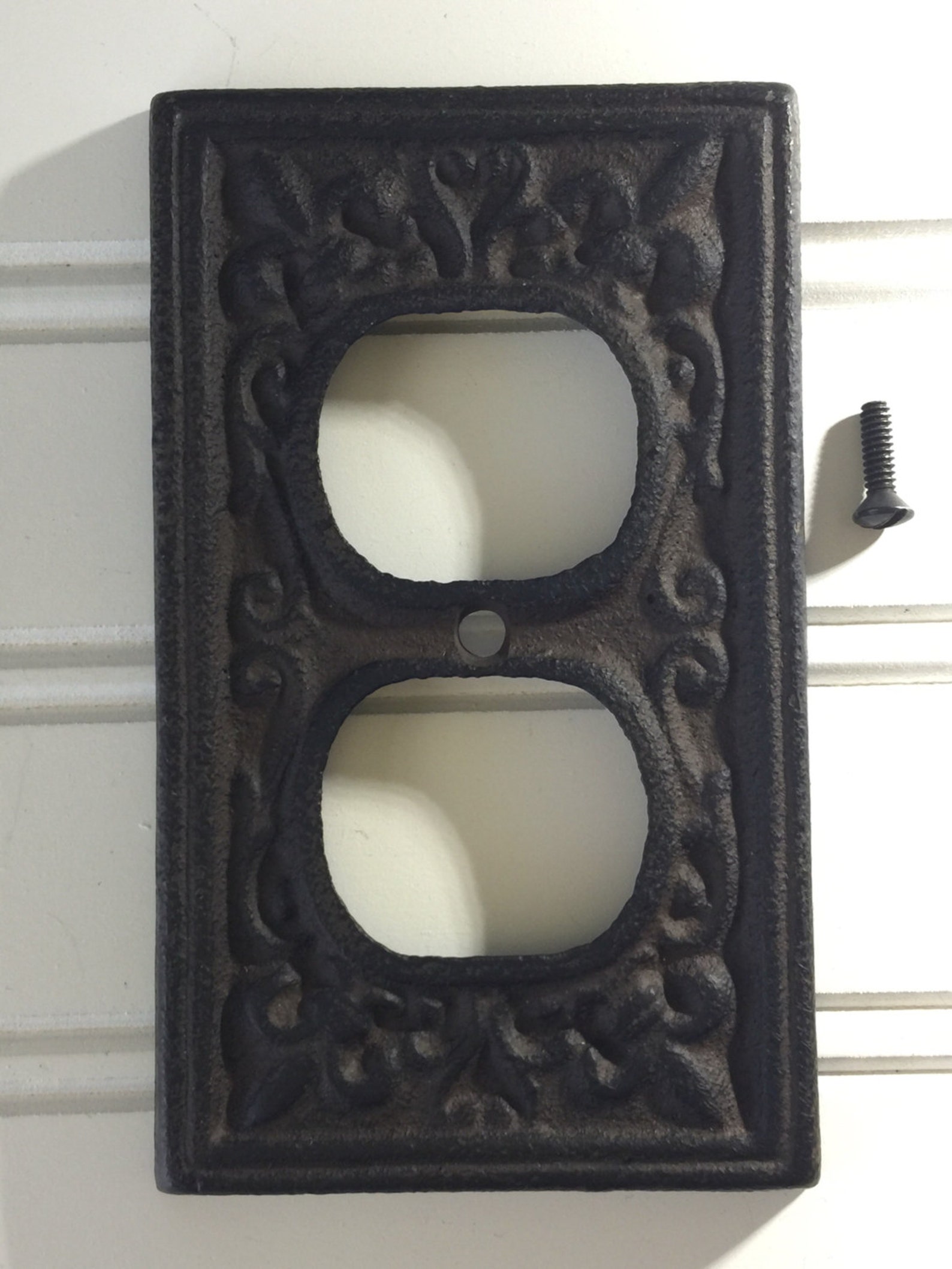 Clearance/cast Iron Plug Cover/outlet Cover/plug Cover/cast Etsy