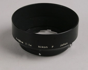 Nikon F 5.8cm f1.4 Lens Hood - Vintage First Edition