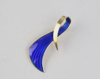 VTG Albert Scharning Brooch Pin,Sterling Silver Guilloche Enamel Made in Norway