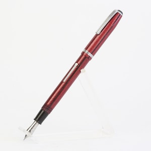 Esterbrook LJ Fountain Pen: Dubonnet Red Marble, Firm Medium Nib