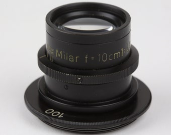 Leitz Milar 10cm F4.8 Lens: Coated Black Macro Photography