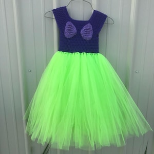 Crochet Top Ariel (Mermaid) Inspired Tutu Dress