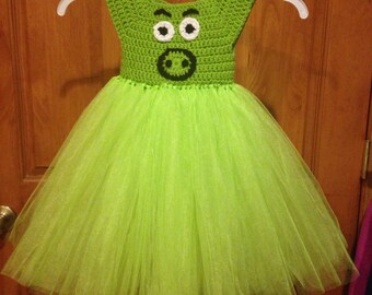 Crochet Top Leonard & The Pigs Inspired Tutu Dress