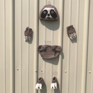 Boy's Sloth Crochet Costume