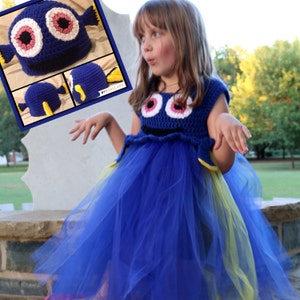 Crochet Dory Inspired Tutu Dress