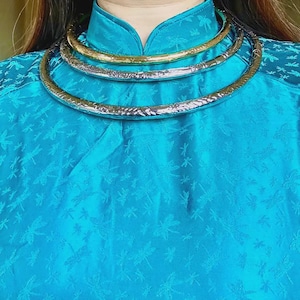 Bridal Choker ,Kieng WeddIng Áo Dài kieng Thời Trang áo dài ,Wedding Necklace, Kieng Chạm / Silver Bridal Choker .Ready to ship