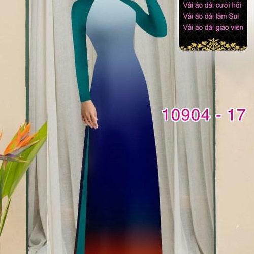 Size S to 3X Vietnamese Dress Ao Dai Set,for Girls, Ao Dai