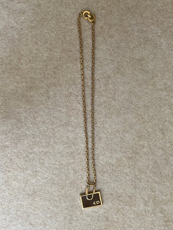 Christian Dior Vintage Charm Necklace 1980's - image 3