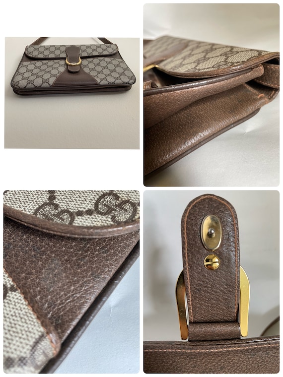 Gucci Vintage Accessory Collection Saddle Flap Sh… - image 5