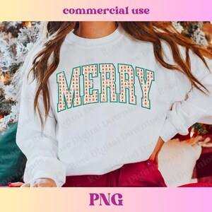 Trendy Varsity Checkered Merry PNG | Distressed Retro Christmas shirt | Christmas Tree T-shirt Sublimation Digital Download | Holiday gift