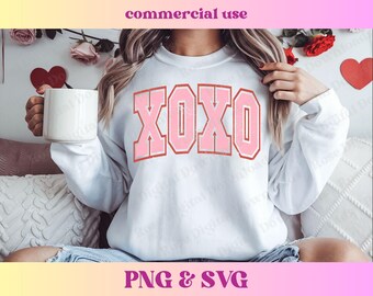 XOXO SVG PNG | Distressed Retro Lover Valentine | Vintage Sublimation File shirt design, Retro vintage Valentine's Day T-shirt Grunge Love