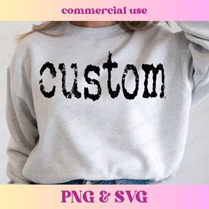 Typewriter Custom Name SVG PNG | Personalized distressed school spirit design | Cute school mascot sublimation | Retro sports gift T-shirt