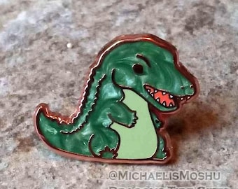 Alligator Hard Enamel Pin
