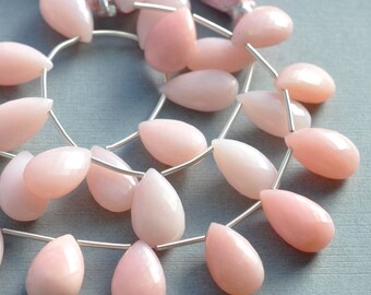 Pink Opal Faceted Flowers BLF57 Pink Opal Briolettes Pink Opal Fancy Briolettes Flowers