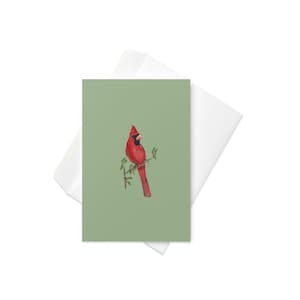 Cardinal Holiday Card
