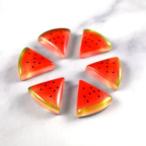Watermelon Magnets, Watermelon Slices, Office Decor, Dorm Room, Summer Picnic, Back To School, Fruit Decoration, Locker Accessory