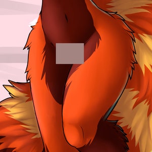 MATURE - Ichigo the Red Panda - Dakimakura - Furry - Daki - Pillowcase