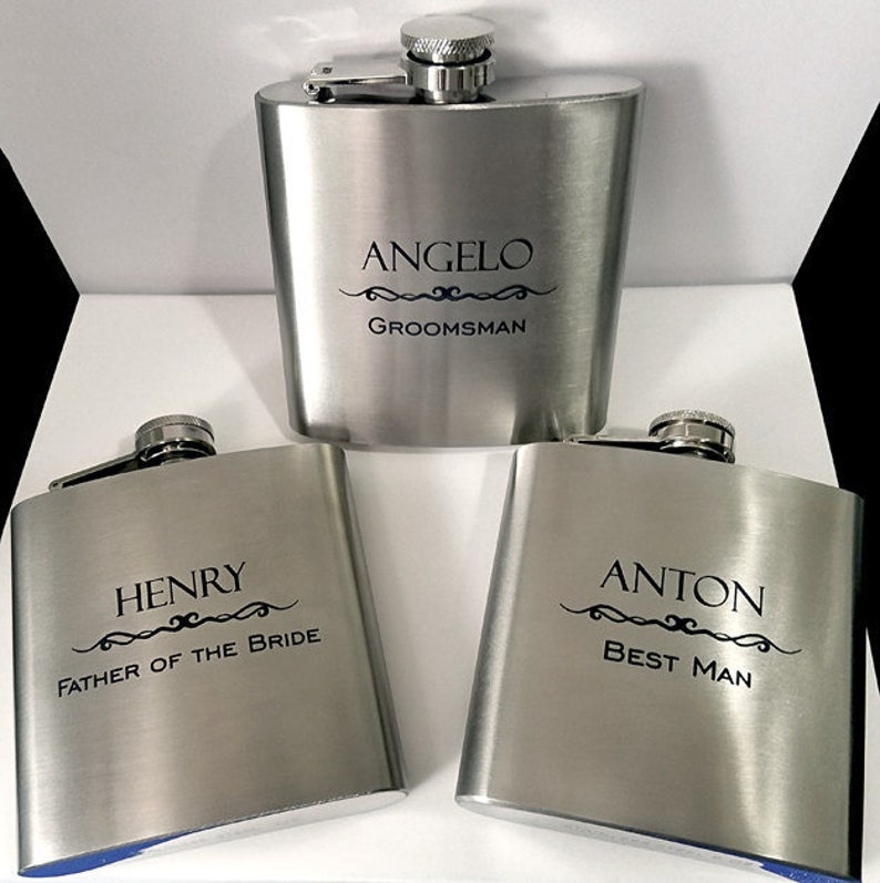Personalized Flask Custom Flask Groomsman Flask Flask Etsy