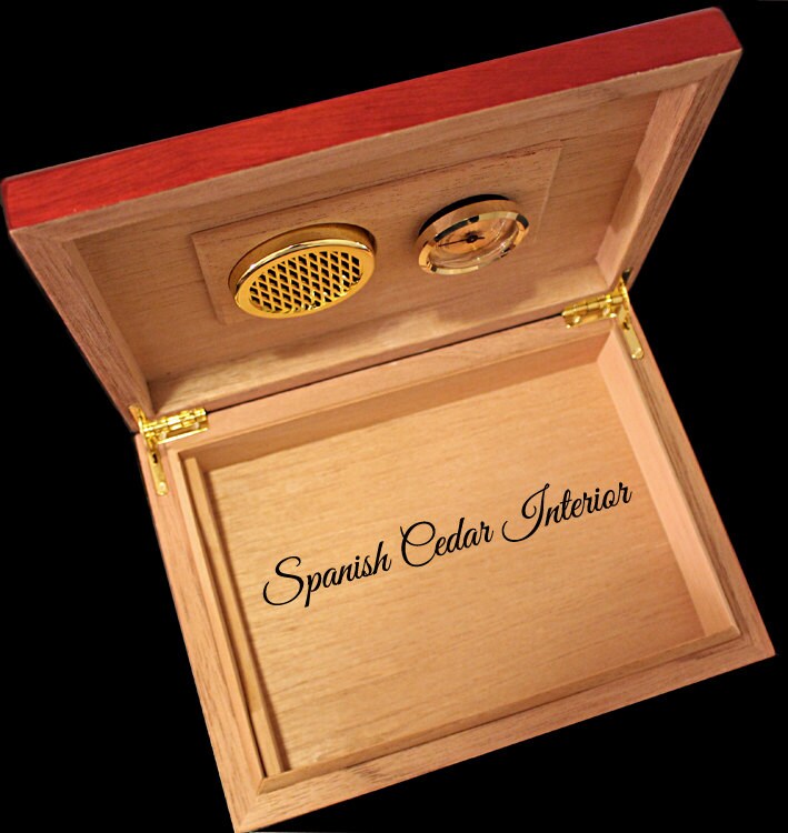 Personalized Humidor Humidor Cigar Box Tobacco Humidor Etsy