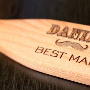 Engraved Bottle Opener, Personalized Bottle Opener, Maple Wood, Groomsman Gift, Groom, Father of the Bride, Best Man Gift, Personalized Gift image 3