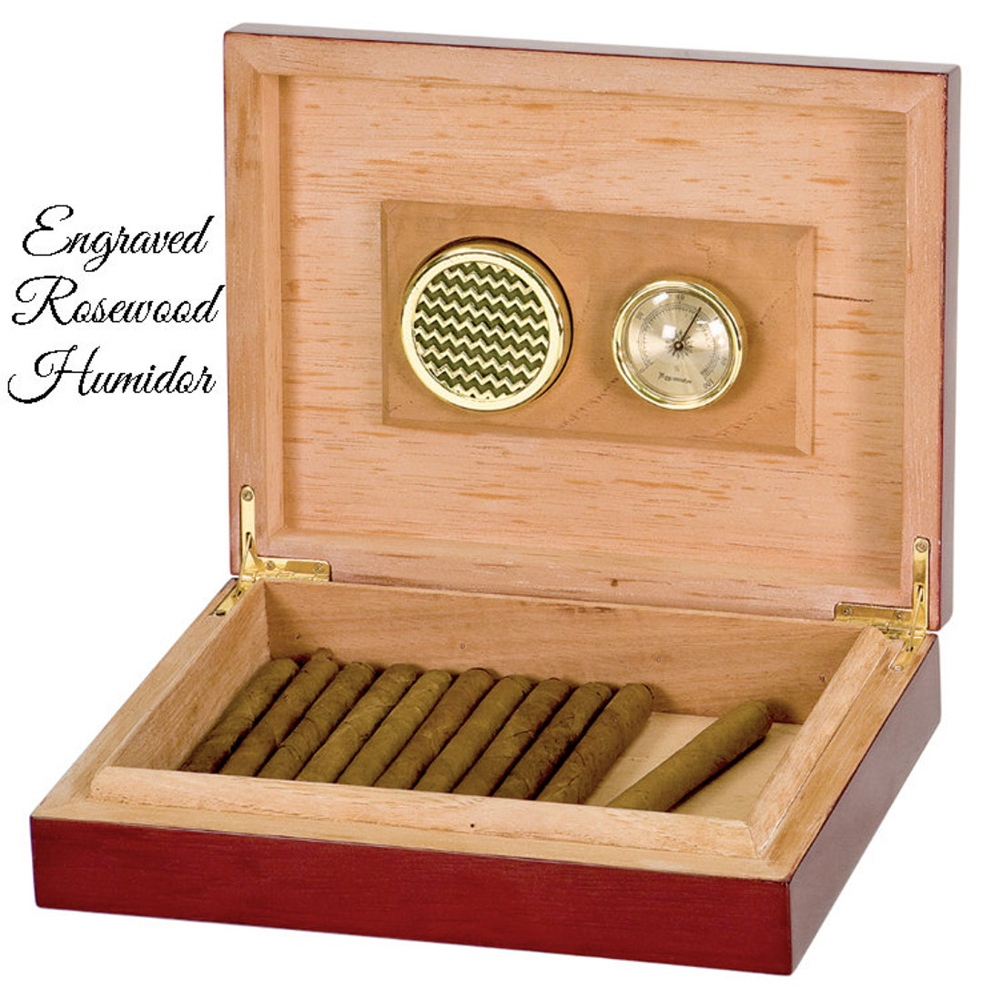 Personalized Humidor Humidor Cigar Box Tobacco Humidor Etsy