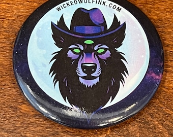 Wicked Wolf Ink Button