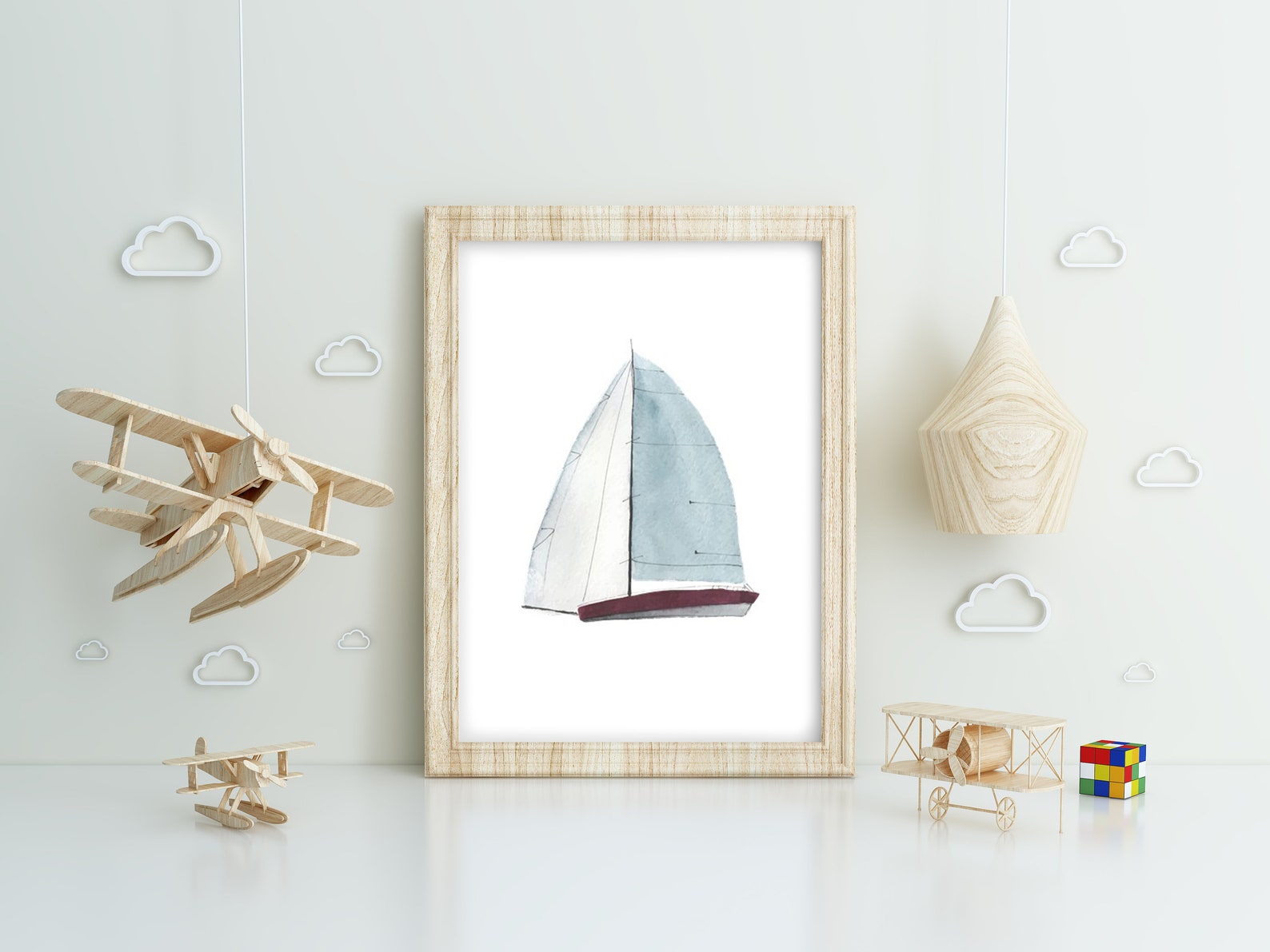 Sailboat Nursery Prints Nursery Decor Nursery Wall Art - Etsy